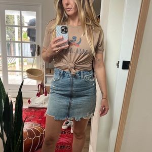 Abercrombie 90s Jean Skirt